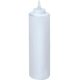 HENDI 557921 Műanyag szószos flakon, 7 dl-es - áttetsző fehér