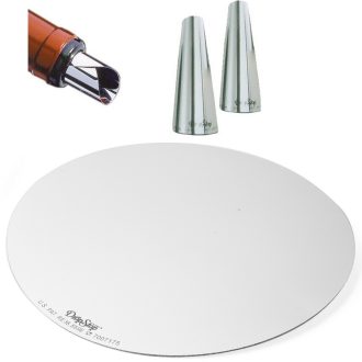   HENDI 597453 Borkiöntő lap (Drop-Stop cseppőr), krómozott, 2db-os csomag