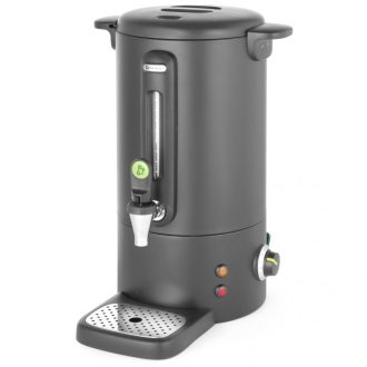   HENDI 211465 Italmelegítő - melegentartó adagoló, szimplafalú, 16 literes, fekete