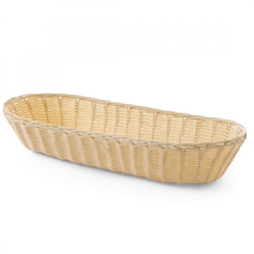 HENDI 426906 Műrattan kenyérkosár, ovális, 375x140mm