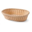 HENDI 561003 Műrattan kenyérkosár, ovális, erősített kivitel, 380x270mm