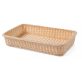   HENDI 561102 Műrattan kenyérkosár, szögletes, erősített kivitel, 530x320mm (GN1/1)