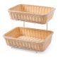 HENDI 561201 Műrattan kenyérkosár, kétszintes, szögletes, 360x280mm (GN1/2)