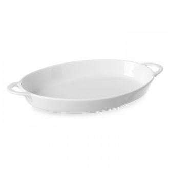 HENDI 784006 Porcelán sütőtál, ovális, 165x105x30mm