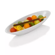   HENDI 785119 Porcelán ovál tál, 3 darabos készlet, 205x74x35 mm - "Tapasmax" sorozat