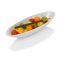 HENDI 785119 Porcelán ovál tál, 3 darabos készlet, 205x74x35 mm - "Tapasmax" sorozat