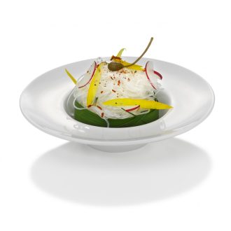   HENDI 785126 Porcelán kerek tál, 3 darabos készlet, O147x30 mm - "Tapasmax" sorozat