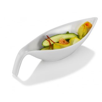   HENDI 785133 Porcelán csónak alakú tál, 3 db-os készlet, 230x80x50 mm - "Tapasmax" sorozat