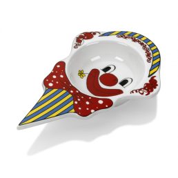   HENDI 786239 Gyermek porcelán fagyis tányér "Bohóc"