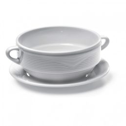   HENDI 794449 Levescsésze - porcelán, 380 ml - "Saturn" sorozat