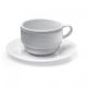 HENDI 794401 Kávéscsésze - porcelán, 170 ml - "Saturn" sorozat