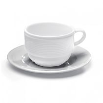   HENDI 794418 Kávéscsésze alj - porcelán, 170 ml-es csészéhez - "Saturn" sorozat