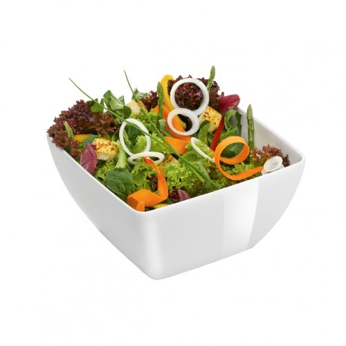 HENDI 561560 Melamin salátás tál, négyzetes alakú, 130x130x65mm