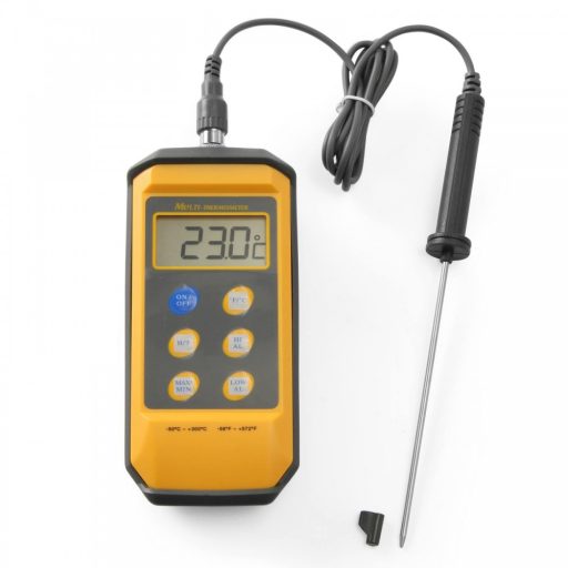 HENDI 271407 Maghőmérő eltávolítható kábeles 213mm-es szondával, csepp és ütésálló (-50/+300°C)