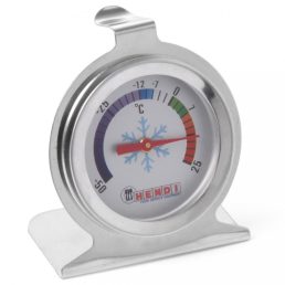   HENDI 271186 Hűtőhőmérő, analóg, akasztható és állítható kivitel. (-50/+25°C)