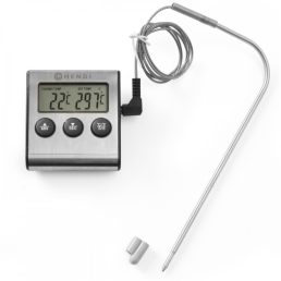   HENDI 271346 Maghőmérő, időzítő funkcióval, 150mm-es szondával (-50/+250°C)