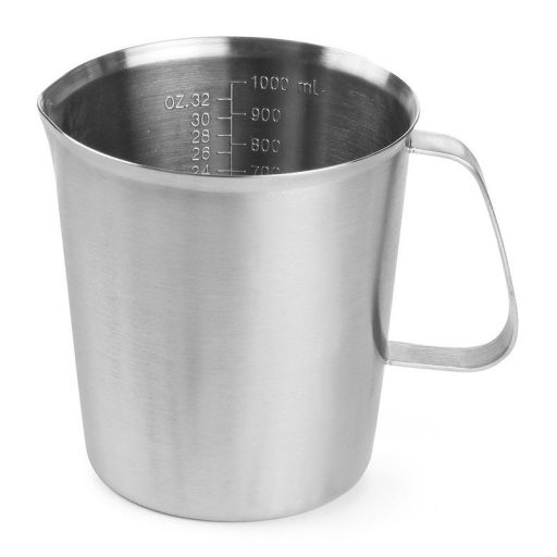 HENDI 516201 Mércés kancsó, rozsdamentes acél, 1 literes