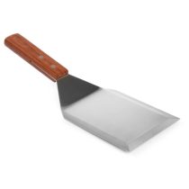   HENDI 855607 Fordítólapát spatula fa nyéllel, 150x110mm-es rm.acél lappal