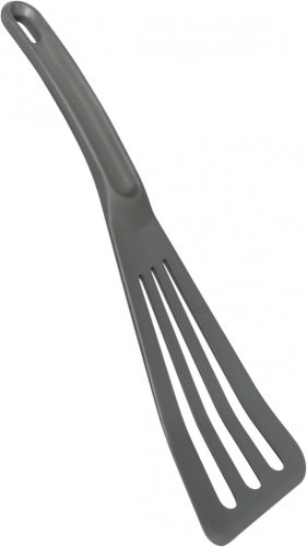 HENDI 659502 Spatula, 300 mm, perforált, 220°C-ig hőálló szürke műanyag