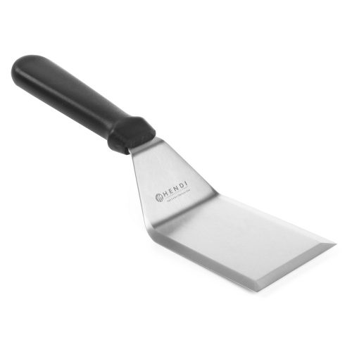HENDI 855676 Fordítólapát spatula műanyag nyéllel, 100x76mm-es rm.acél lappal