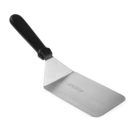 HENDI 855669 Fordítólapát spatula műanyag nyéllel, 150x95mm-es hajlékony rm.acél lappal