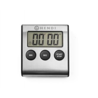 HENDI 582022 Digitális konyhai időzítő, fémszínű