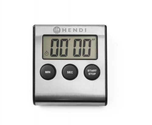 HENDI 582022 Digitális konyhai időzítő, fémszínű