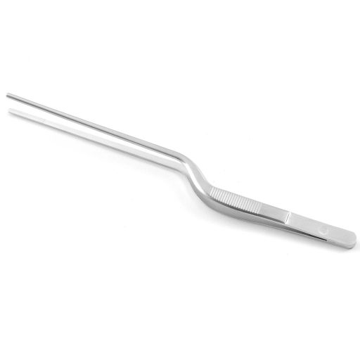 HENDI 680087 Precíziós csipesz eltolt heggyel, 21 cm, rozsdamentes acélból