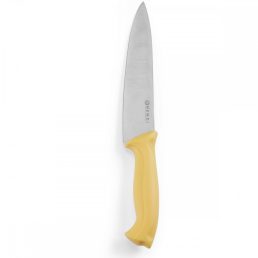   HENDI 842638 Szakácskés, 180/320mm, sárga műanyag nyéllel