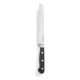 HENDI 781333 Kovácsolt kenyérvágó - szeletelő kés, recés, 230/345mm, fekete műanyag nyéllel
