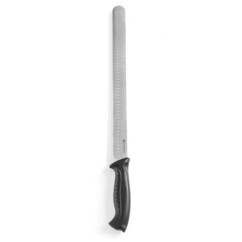 HENDI 842904 Sonkaszeletelő kés, 350/490mm, fekete műanyag nyéllel