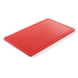 HENDI 826010 Vágólap, GN 1/1 méretű, piros