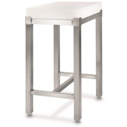   HENDI 505687 Hústőke 50x40cm-es műanyag lappal, rozsdamentes acél lábakkal