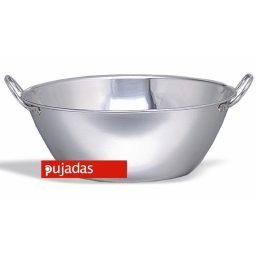   Rozsdamentes acél füles keverőtál (vájling), 20 literes – PUJADAS 307.045