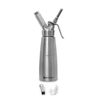   HENDI 588017 Tejszínhab készítő habszifon, 0,5 L, profi line sorozat
