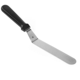   HENDI 855782 Cukrászati kenőkés és tortalapát hajlított lappal, 200/343mm