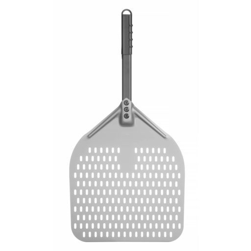 HENDI 618080 Pizzalapát, perforált alumínium kivitel rövid nyéllel, kopásálló, 350x710mm