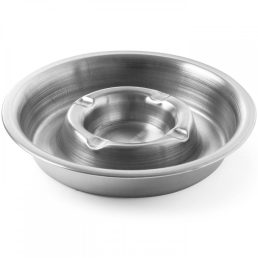   HENDI 440100 Beltéri hamutartó, rozsdamentes acél, stócolható, O16cm