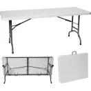 HENDI 810927 Büféasztal, összecsukható, téglalap alakú, 1520x700mm