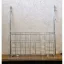 Nyitható elülső rács (2/3-os), 120x81cm-es rácsos áruszállító kocsihoz