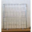 Nyitható elülső rács (2/3-os), 120x81cm-es rácsos áruszállító kocsihoz