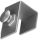 Polctartó elem sarkos illesztésű Tribeca alumínium állványokhoz – TRIBECA TS-KBA