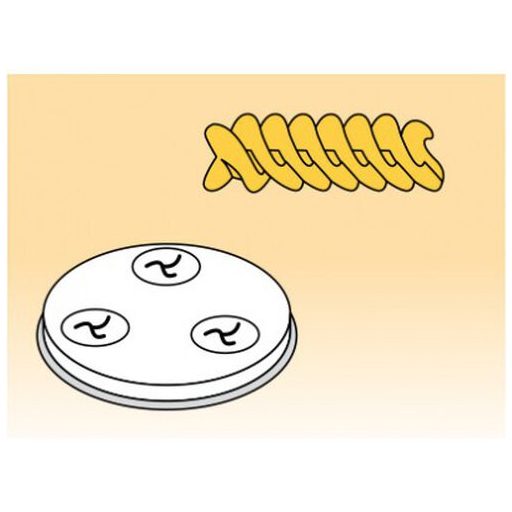 Tésztanyomó feltét VW700 tésztakészítőhöz "FUSILLI" – EPL DYE_VW700_FUSILLI