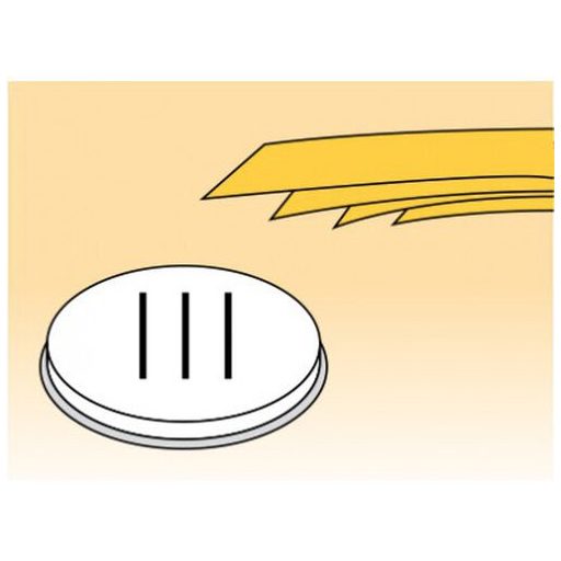 Tésztanyomó feltét VW700 tésztakészítőhöz "PAPPARDELLE" – EPL DYE_VW700_PAPPARDELLE