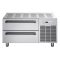 Készüléktartó hűtő-fagyasztó pult, 2 fiókkal, 1200mm (900-as főzősor) – ELECTROLUX PROFESSIONAL 729631
