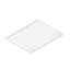 TECNOEKA KG 7 Krómozott acél sütőrács, 434x340mm