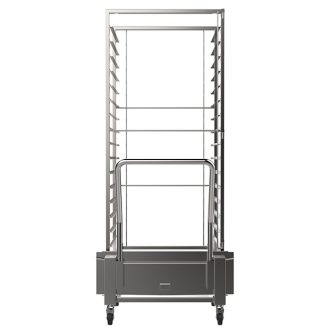   TECNOEKA EKCR 16 TC Tálcatartó regálkocsi 16x 60x40cm tálcahelyes, bekocsizható TECNOEKA légkeveréses sütőkhöz