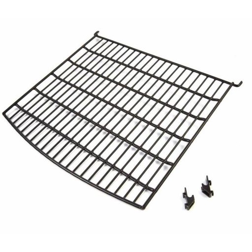 Maxima 09401319 Polc (fekete), polctartó fülekkel, Maxima 09400816 hűtővitrinhez