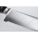 Wüsthof Classic Super Slicer 26 cm-es hullámos élű pengével és fekete markolattal, díszdobozban