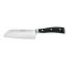 Wüsthof Classic Ikon Santoku barázdált 14 cm-es pengével, fekete markolattal, díszdobozban